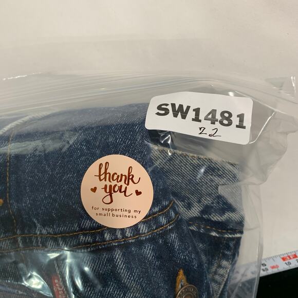 Vintage 80s Levis Acid Wash Denim Trucker Jean Jacket USA 4 Pocket XS Unisex - Picture 10 of 10